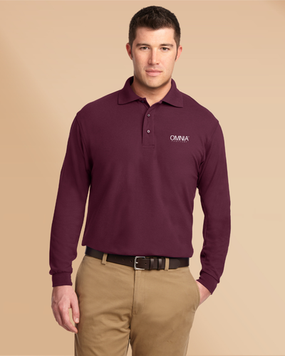 Port Authority Silk Touch Long Sleeve Polo image thumbnail