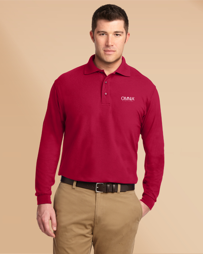 Port Authority Silk Touch Long Sleeve Polo image thumbnail