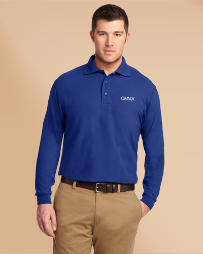 Port Authority Silk Touch Long Sleeve Polo image thumbnail