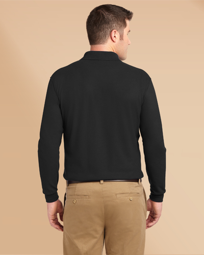 Port Authority Silk Touch Long Sleeve Polo image thumbnail