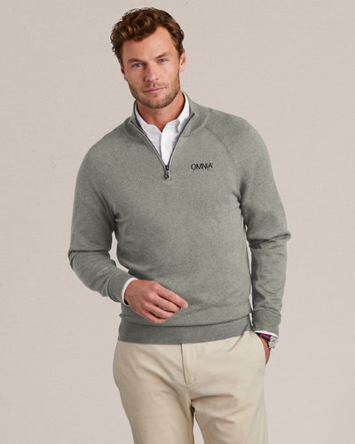 Brooks Brothers® Cotton Stretch 1/4-Zip Sweater image thumbnail