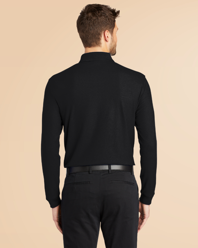 Port Authority Long Sleeve Core Classic Pique Polo image thumbnail