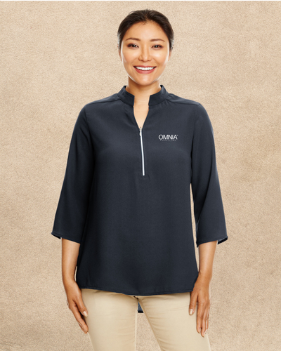 Devon & Jones Ladies' Perfect Fit™ Three-Quarter Sleeve Cardigan image thumbnail