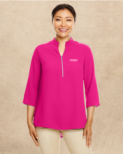 Devon & Jones Ladies' Perfect Fit™ Three-Quarter Sleeve Cardigan image thumbnail