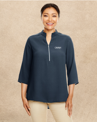 Devon & Jones Ladies' Perfect Fit™ Three-Quarter Sleeve Cardigan image thumbnail