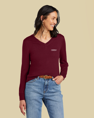 Brooks Brothers Women's Washable Merino V-Neck Sweater image thumbnail