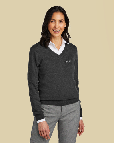 Brooks Brothers Women's Washable Merino V-Neck Sweater image thumbnail