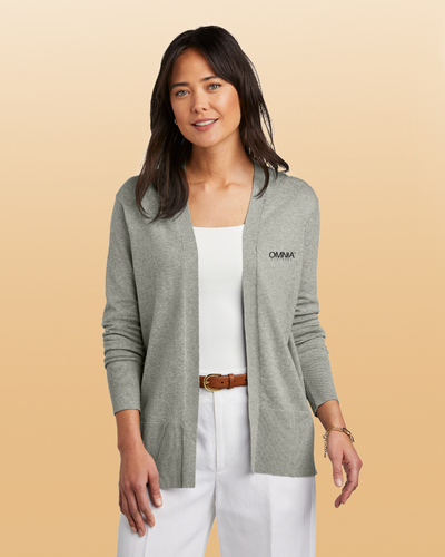 Brooks Brothers Women's Cotton Stretch Long Cardigan Sweater image thumbnail