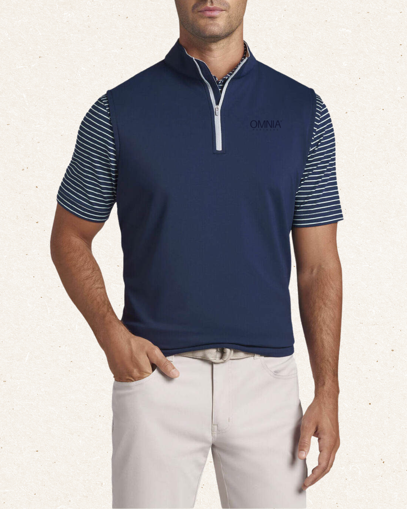 Peter Millar Men's Galway Performance Quarter-Zip Vest primary image