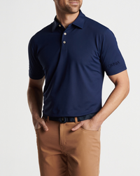 Image of Peter Millar Men's Solid Stretch Polo