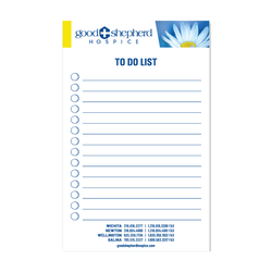 Image of 5.25" x 8.25" To Do List Scratch Pad (25 sheets)