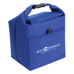 Image of Heathered Polyester Insulated Lunch Tote