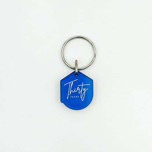 30th Anniversary Acrylic Keytag image thumbnail