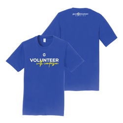 Image of Volunteer with Compassion Tee