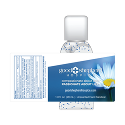 Image of 1 oz. Moisture Bead Sanitizer in Clear Round Bottle