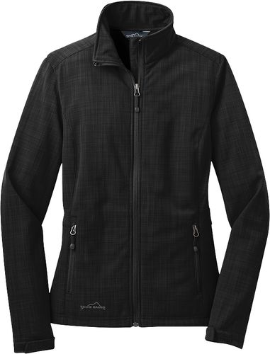 Eddie Bauer® Ladies Shaded Crosshatch Soft Shell Jacket image thumbnail