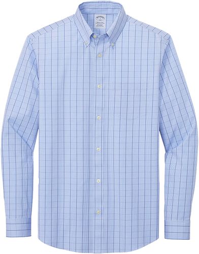 Brooks Brothers® Wrinkle-Free Stretch Patterned Shirt image thumbnail