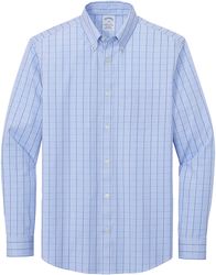 Image of Brooks Brothers® Wrinkle-Free Stretch Patterned Shirt