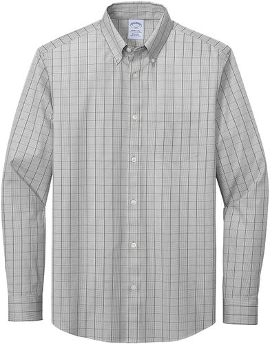 Brooks Brothers® Wrinkle-Free Stretch Patterned Shirt image thumbnail