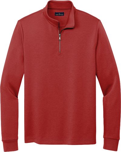 Brooks Brothers® Double-Knit 1/4-Zip image thumbnail