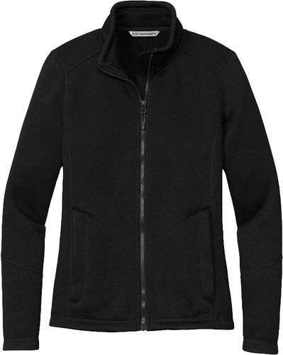 Port Authority® Ladies Arc Sweater Fleece Jacket image thumbnail