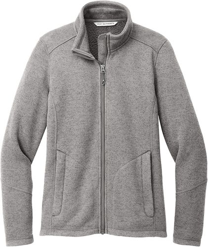 Port Authority® Ladies Arc Sweater Fleece Jacket image thumbnail