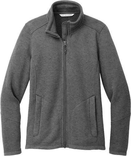 Port Authority® Ladies Arc Sweater Fleece Jacket image thumbnail