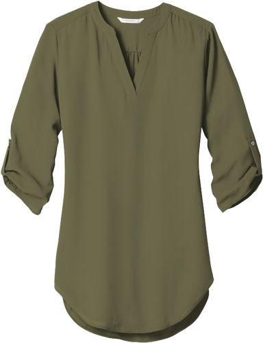 Port Authority ® Ladies 3/4-Sleeve Tunic Blouse image thumbnail