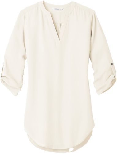 Port Authority ® Ladies 3/4-Sleeve Tunic Blouse image thumbnail