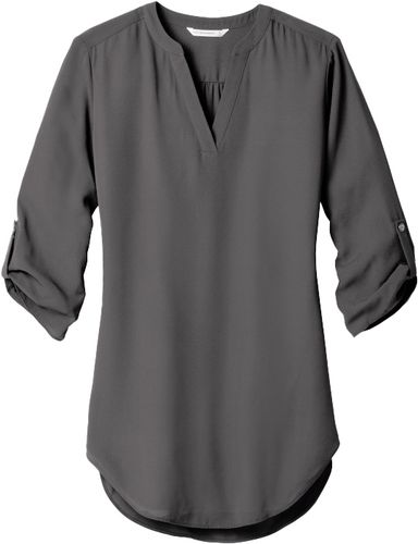 Port Authority ® Ladies 3/4-Sleeve Tunic Blouse image thumbnail