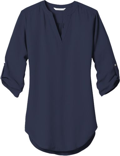 Port Authority ® Ladies 3/4-Sleeve Tunic Blouse image thumbnail