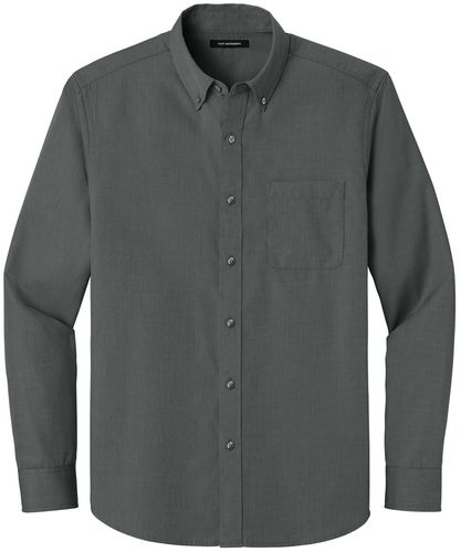 Port Authority® Long Sleeve Nailhead Easy Care Shirt image thumbnail