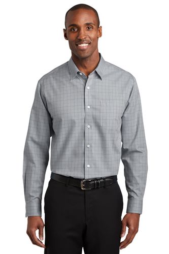 RedHouse Windowpane Plaid Non-Iron Shirt image thumbnail