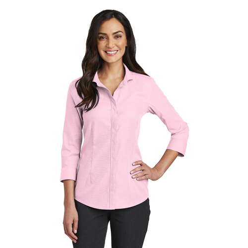 Red House Ladies 3/4-Sleeve Nailhead Non-Iron Shirt image thumbnail
