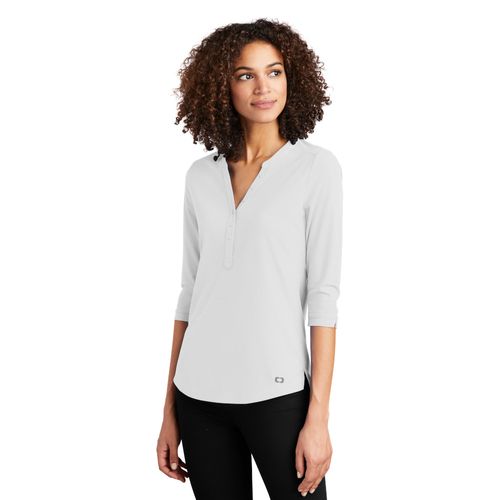 OGIO Ladies Jewel Henley image thumbnail