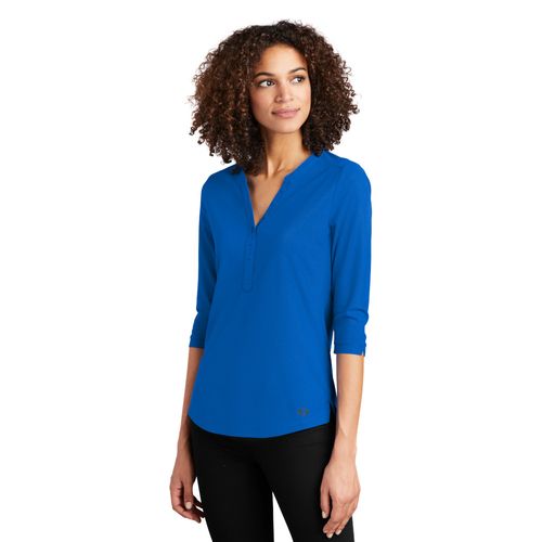 OGIO Ladies Jewel Henley image thumbnail