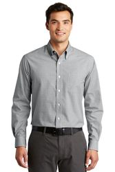 Image of Plaid Pattern Easy Care Shirt