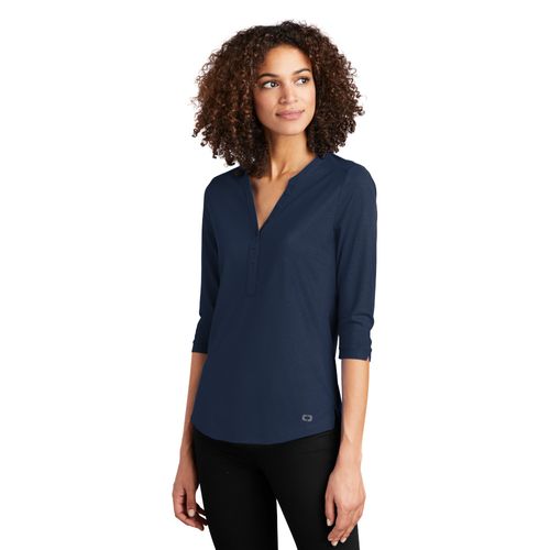 OGIO Ladies Jewel Henley image thumbnail