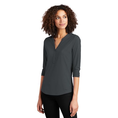 OGIO Ladies Jewel Henley image thumbnail