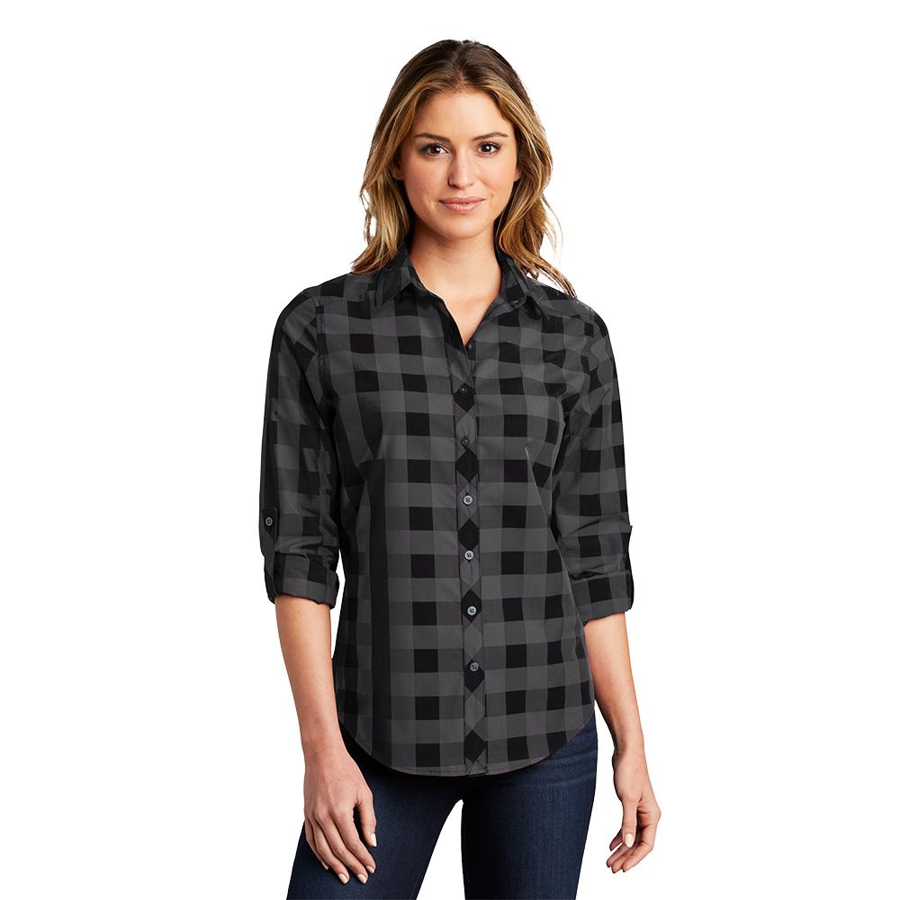 Ladies Everyday Plaid Shirt primary image