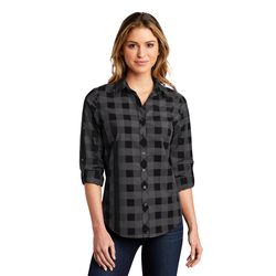 Image of Ladies Everyday Plaid Shirt