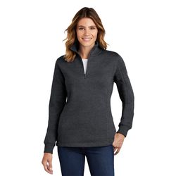 Image of Ladies 1/4-Zip Sport Sweatshirt