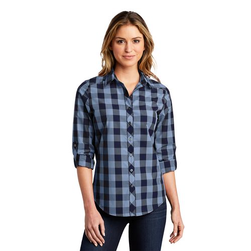 Ladies Everyday Plaid Shirt image thumbnail