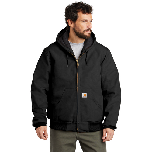 Carhartt Quilted-Flannel-Lined Duck Active Jacket image thumbnail