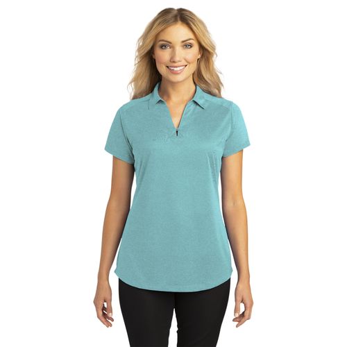 Ladies Digi Heather Performance Polo image thumbnail