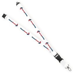Image of Polyester Lanyard w/ Slide Buckle + Convenience Release