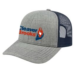 Image of Trucker Cap - Hthr/Nvy