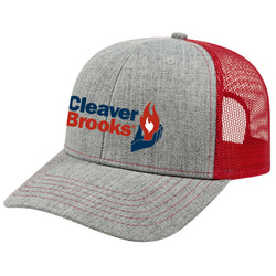 Image of Trucker Cap - Hthr/Red