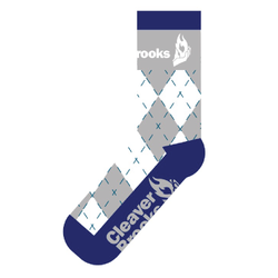 Image of Jacquard Socks - Blue/Grey
