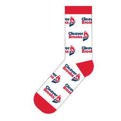 Image of Jacquard Socks - Red/White